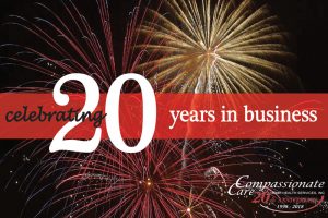 Celebrating 20 years in business