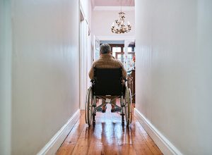 man in wheelchair