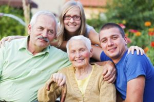social live benefits - happy grandparents with grandchildren